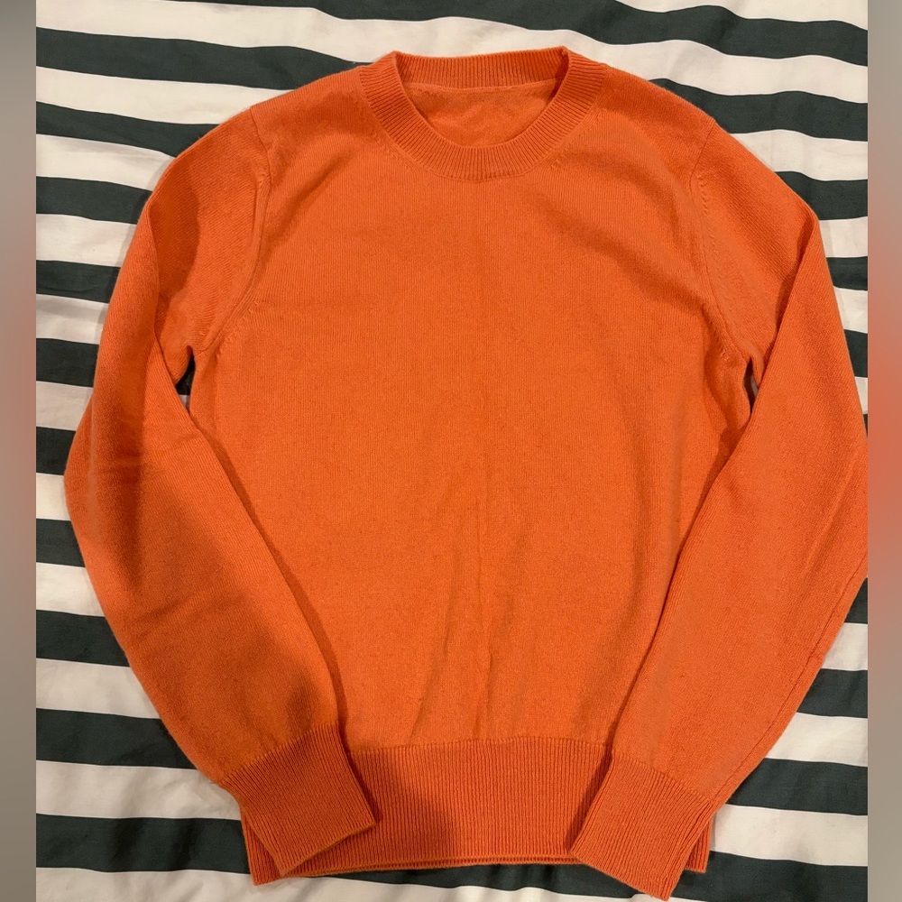 Orange Wool Sweater